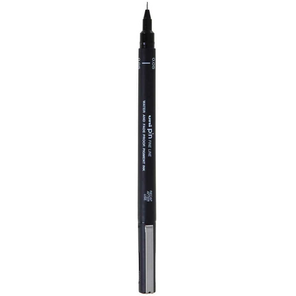 Uni Pin Fineliners .05mm Black