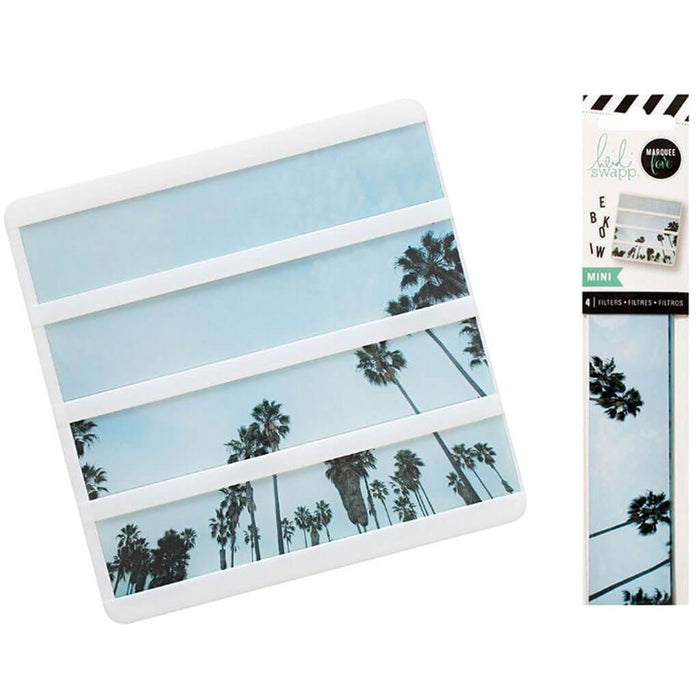 Heidi Swapp 4pcs Mini Lightbox Background Palm
