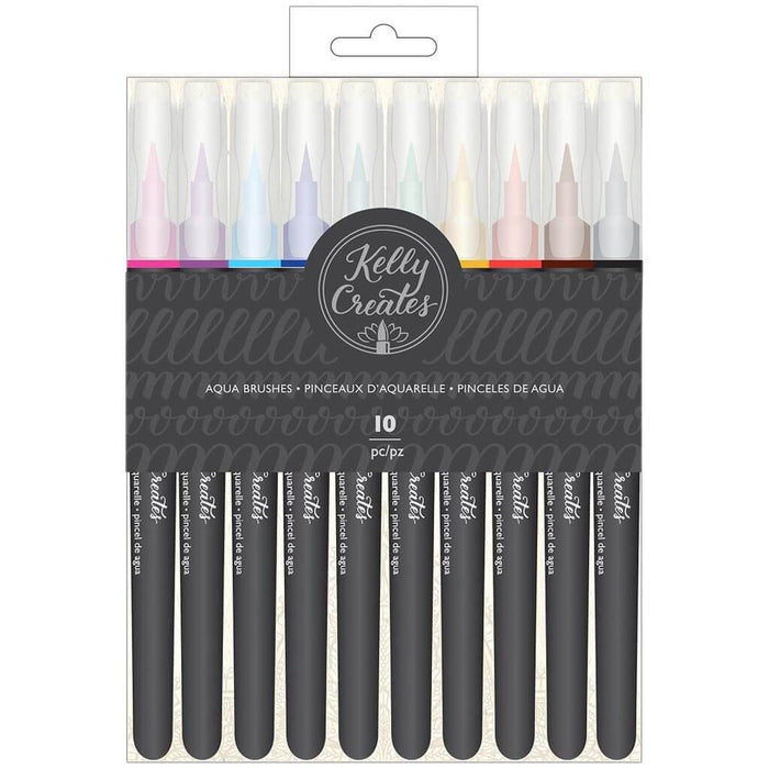 Kelly Creates 10pcs Aqua Brushes Pens