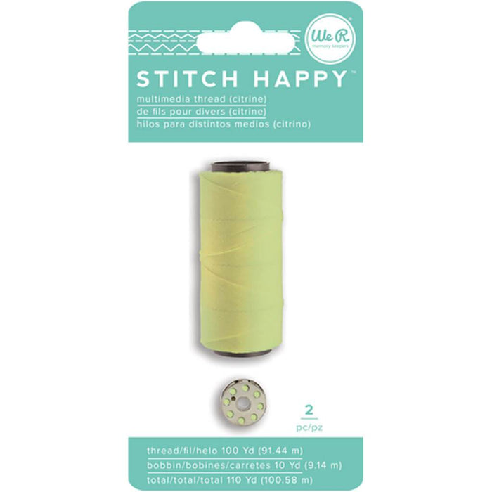 We R Stitch Happy Thread with Bobbin Citrine