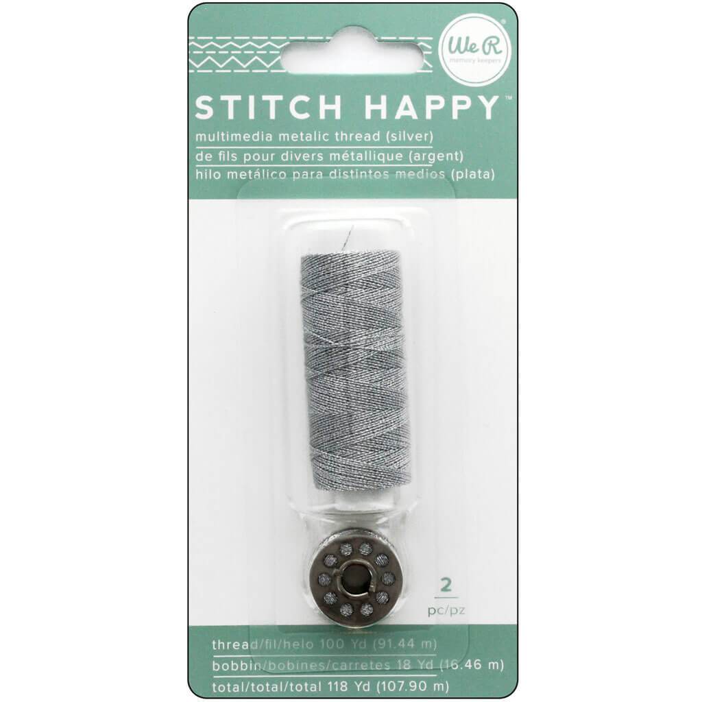 Stitch Happy Collection Thread  Metallic Silver