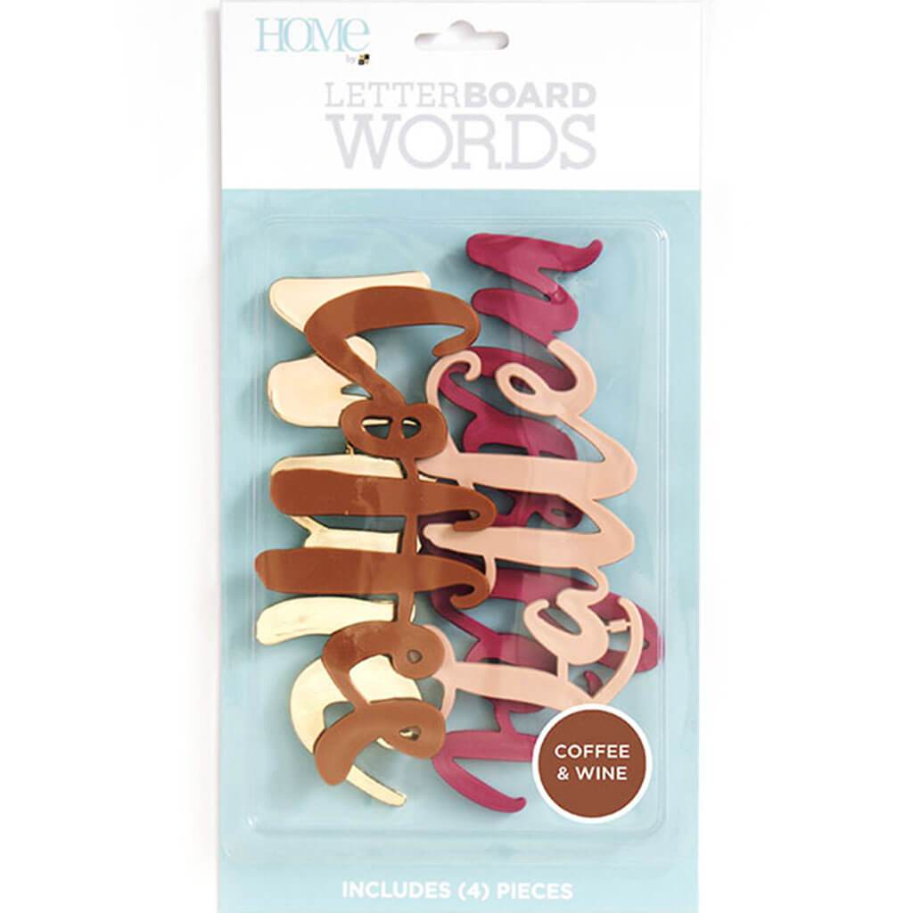 Coffee and Wine Word Pack