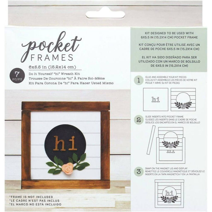 D2E Pocket Frame Do-It-Yourself Hi Wreath Kit