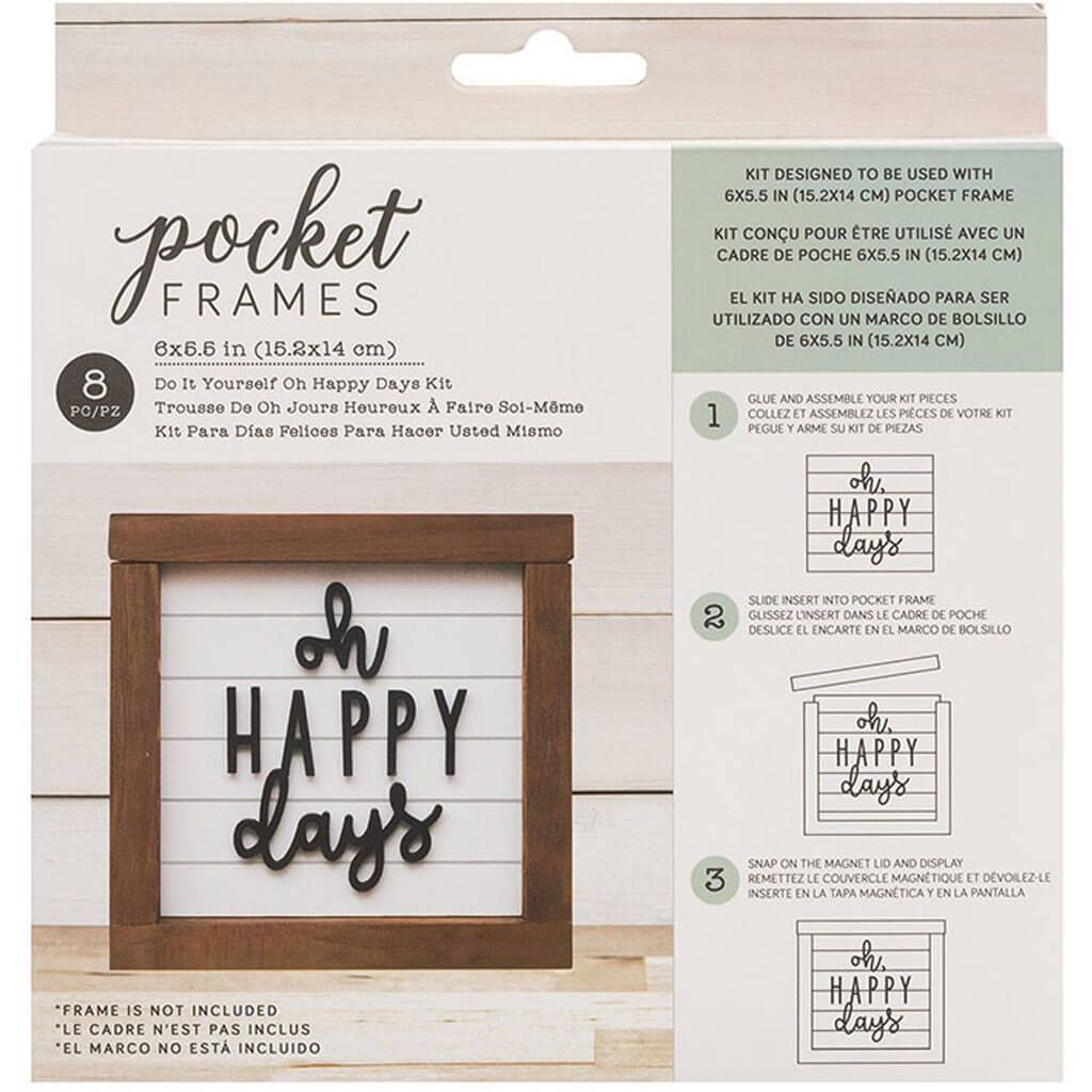 Oh Happy Days Do-It-Yourself Frame Kit