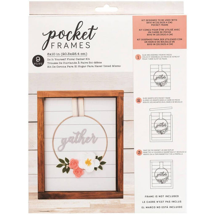D2E Pocket Frame Do-It-Yourself gather Wreath 8in x 10in