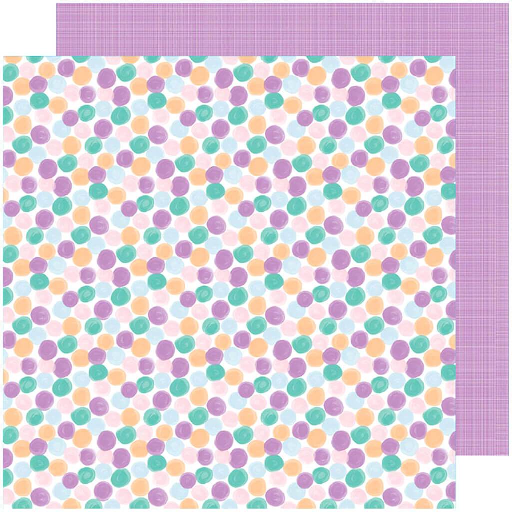 Cardstock Double-Sided Gum Drop Goodies  12in x 12in