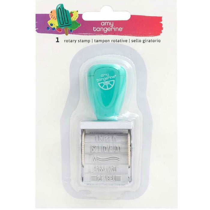 Amy Tangerine Stay Sweet Rotary Stamp Phrases & Words Stamp