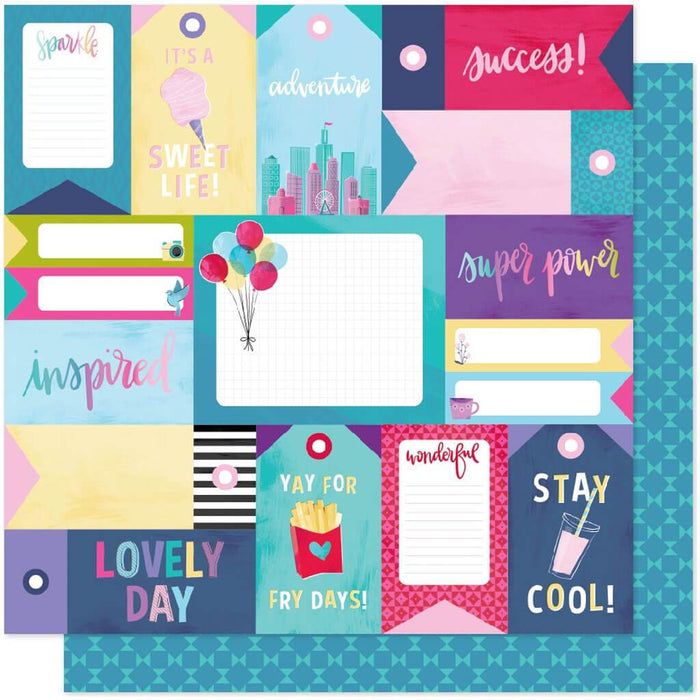 Double Sided Cardstock Paper Stay Super 12in x 12in