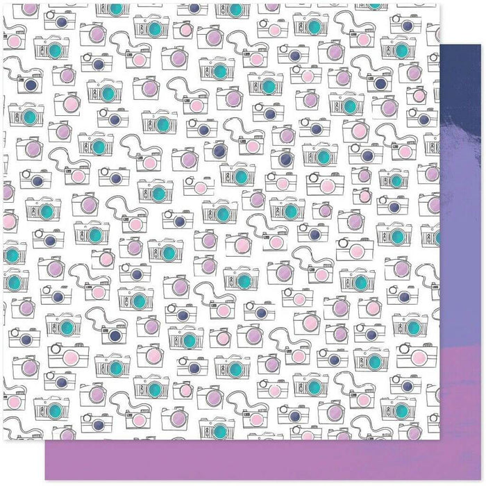 Double Sided Cardstock Paper Non-Stop Snapshot 12in x 12in