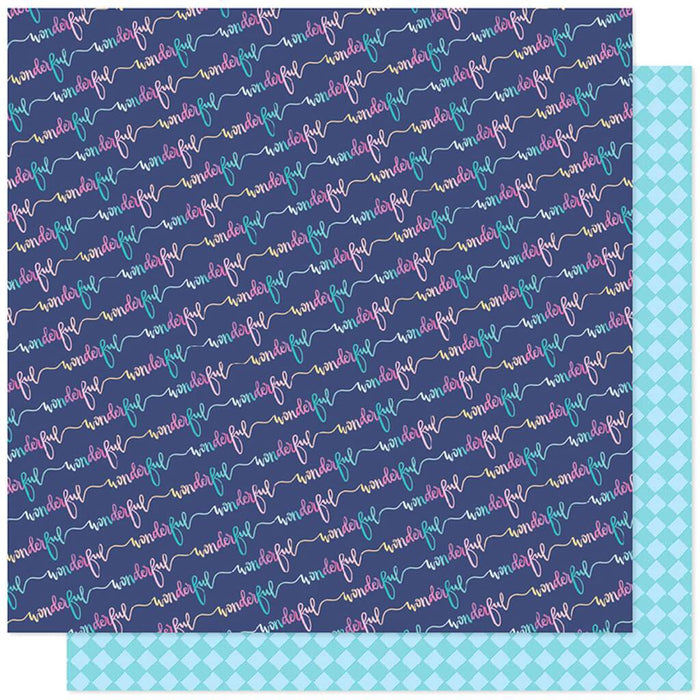 Double Sided Cardstock Paper It's Wonderful 12in x 12in