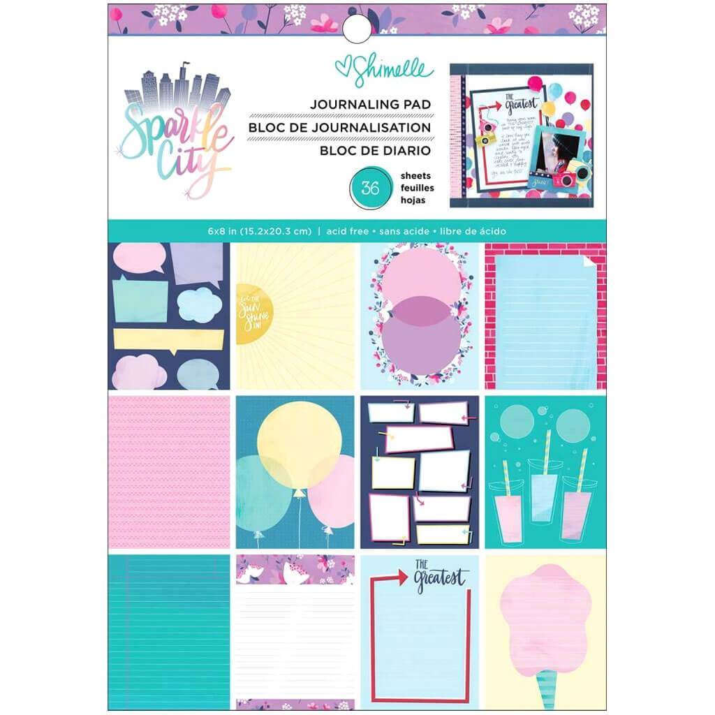 Sparkle City Collection Paper Pad 6in x 8in