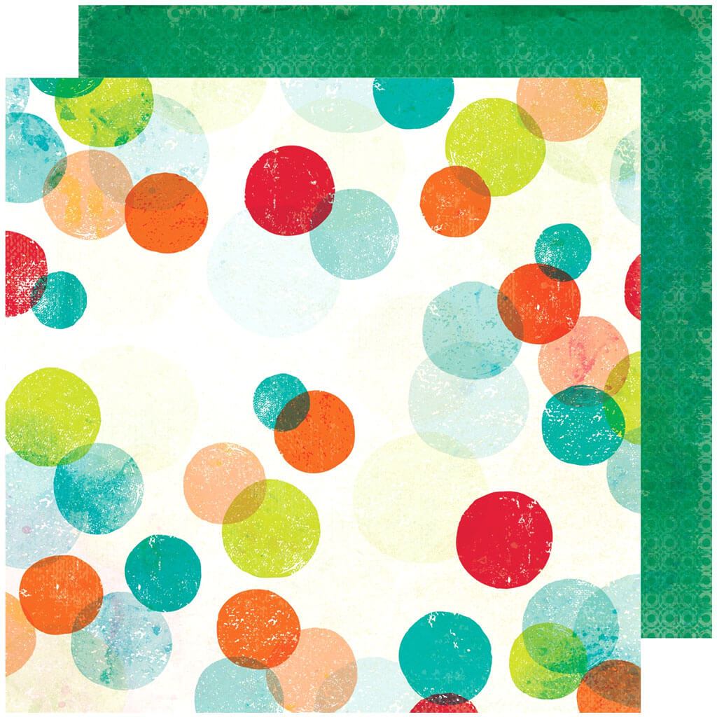 Cardstock Double-Sided Pop Dots 12in x 12in