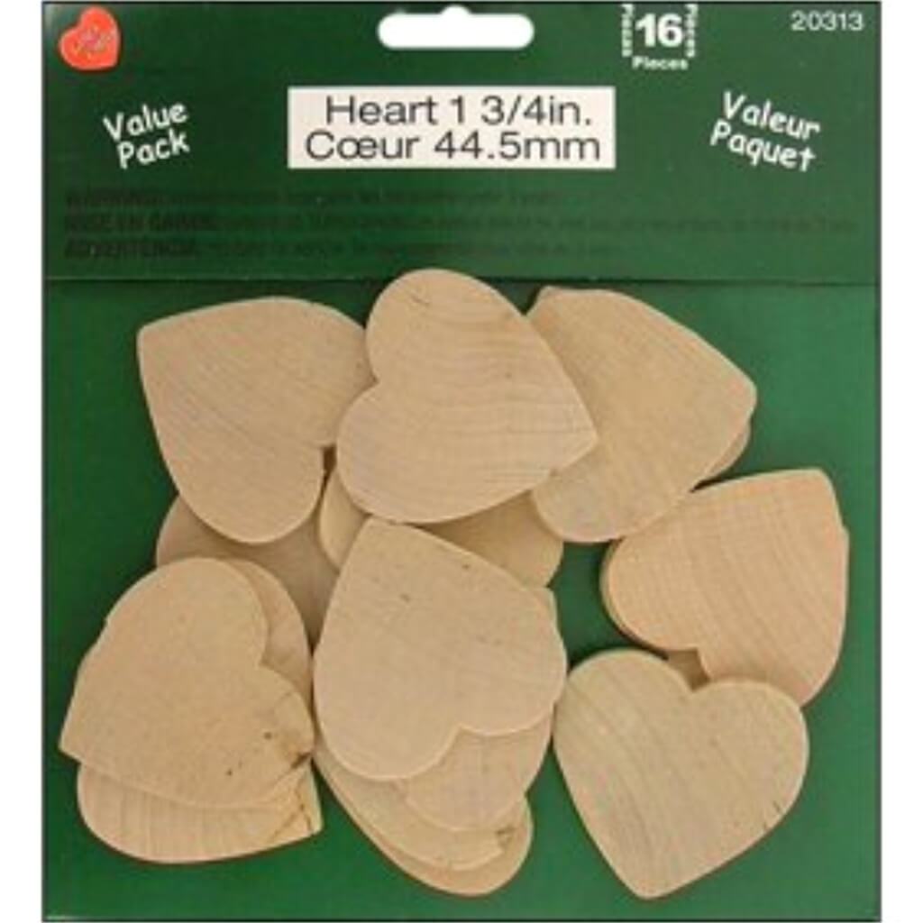 Traditional Heart 1-3/4in 16pcs