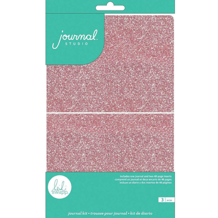 Heidi Swapp Journal Studio Pink Glitter Journal