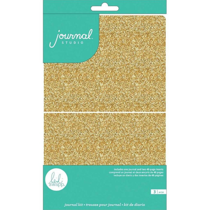 Heidi Swapp Journal Studio Gold Glitter Journal