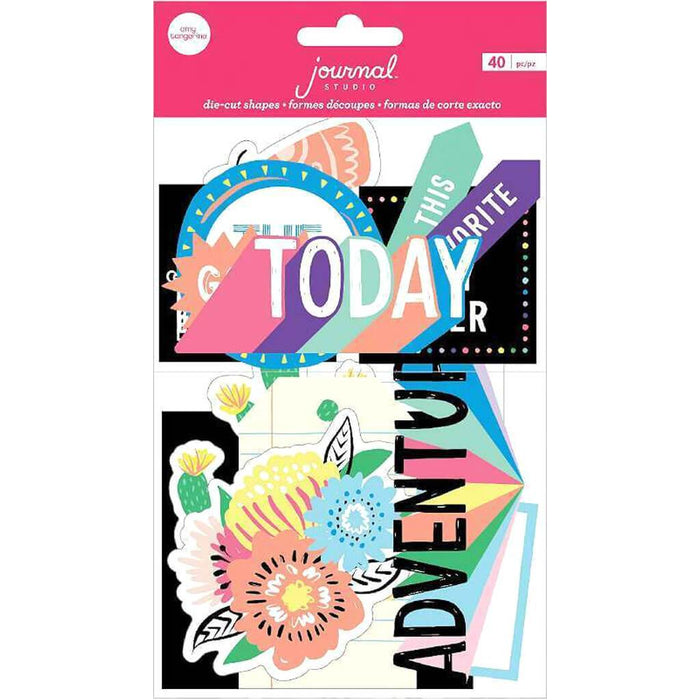 Amy Tangerine Journal Studio 40pcs Die Cut Shapes Emphemera