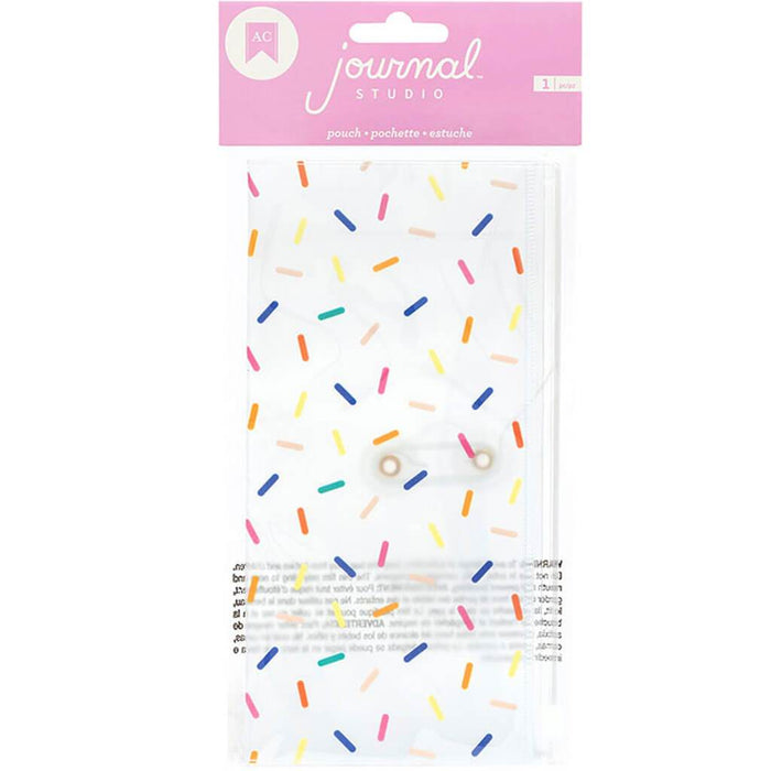 Journal Studio Colorful Confetti Zipper Pouch