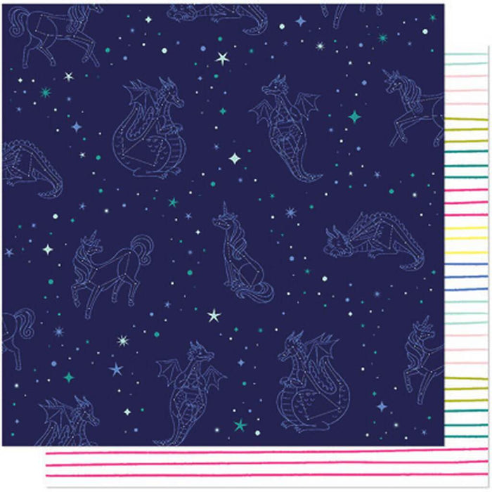Double Sided Cardstock Paper Look to the Stars 12in x 12in