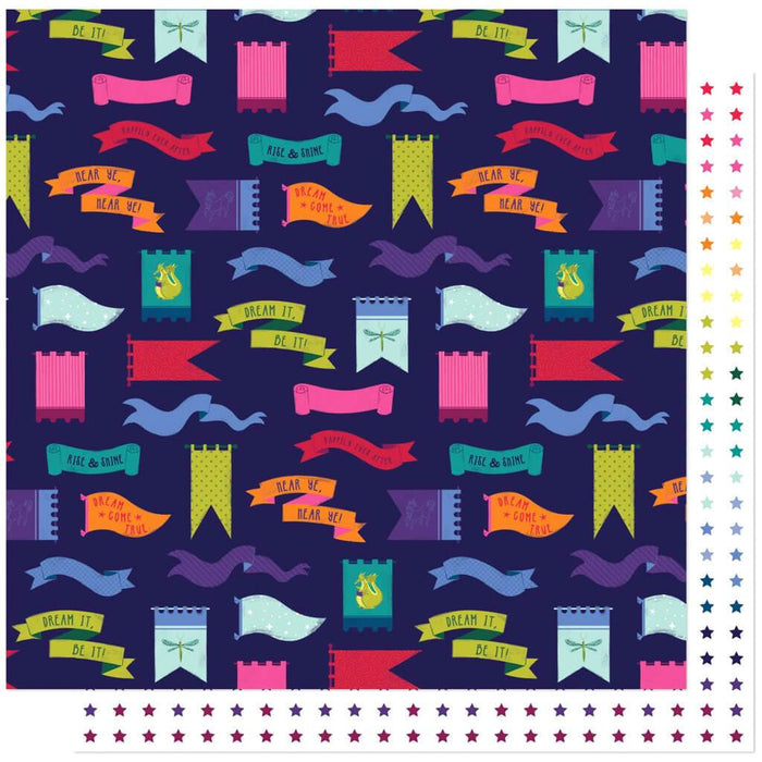 Double Sided Cardstock Paper Royal Fanfare 12in x 12in