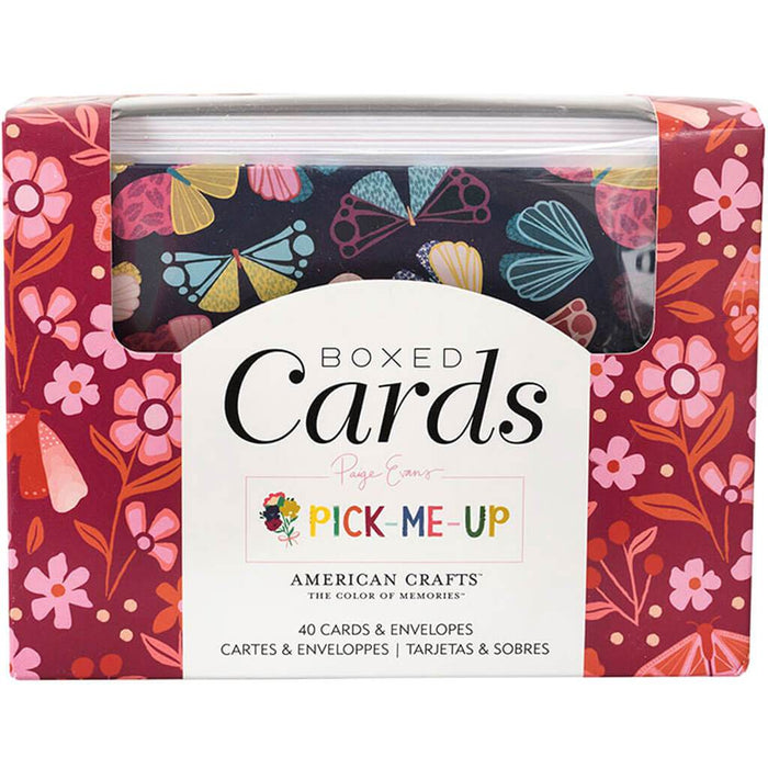 Paige Evans Pick Me Up Collection 40pcs Boxed Cards and Envelopes Set