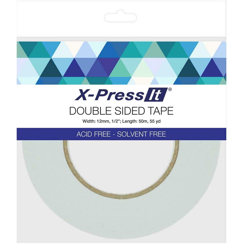 X-Press It Double-Sided Tape 12mm x .5in x 55yd