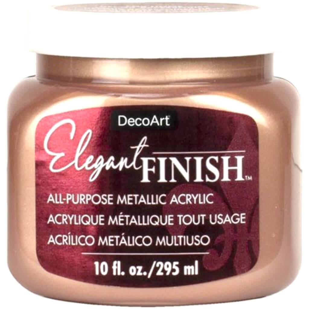 Elegant Finish Paint 10oz Metallic Rose Gold