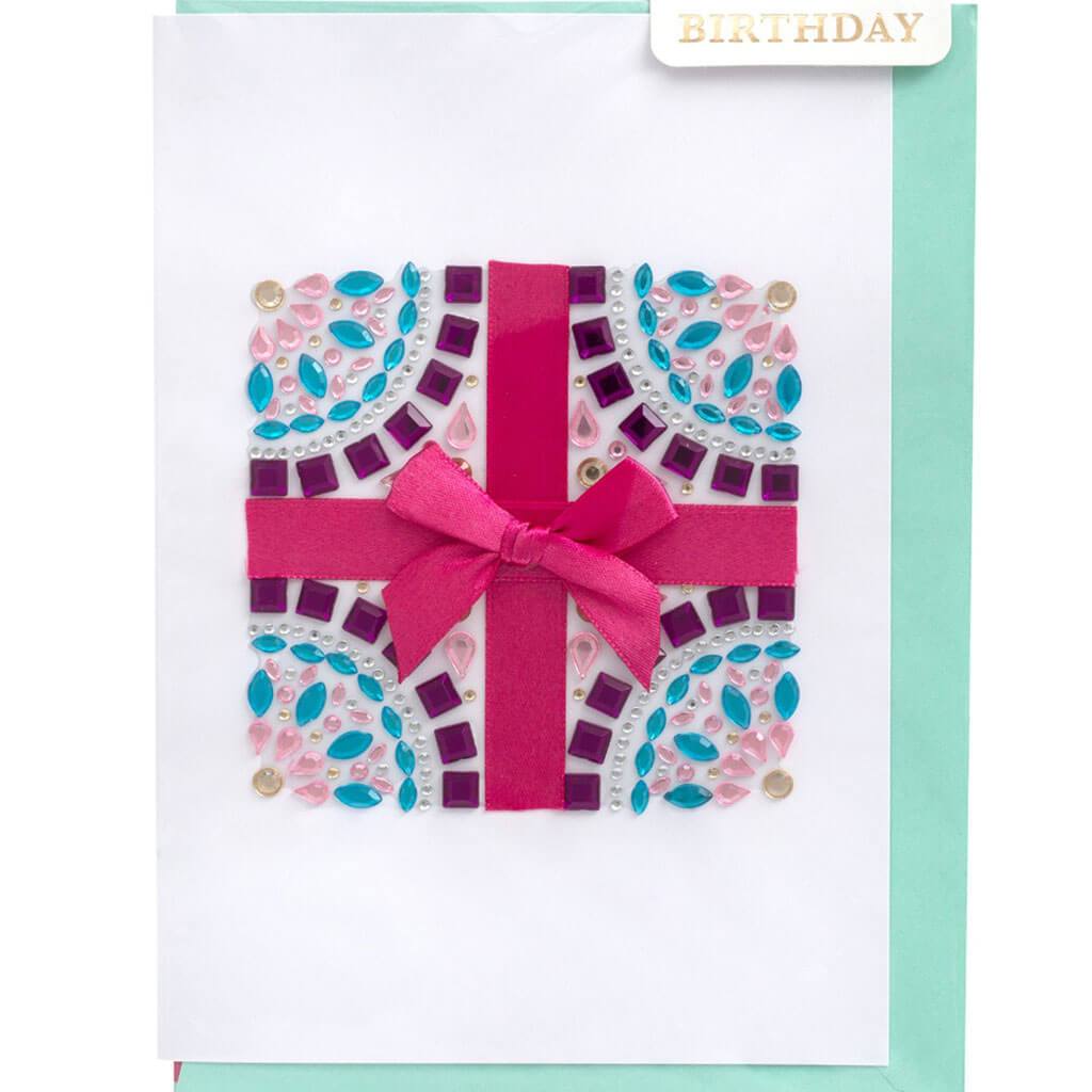 Greeting Card Birthday Rhinestone