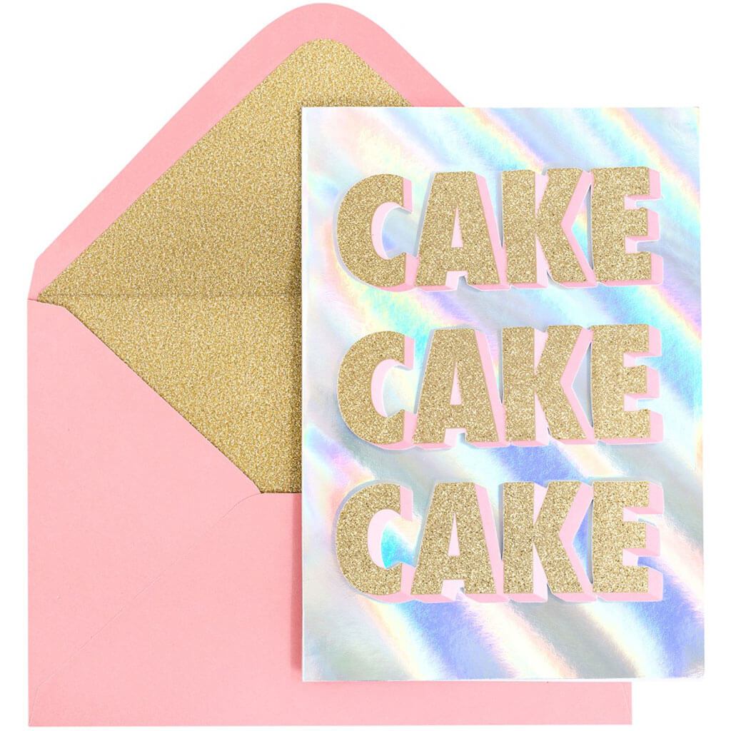 Greeting Card Birthday Cake