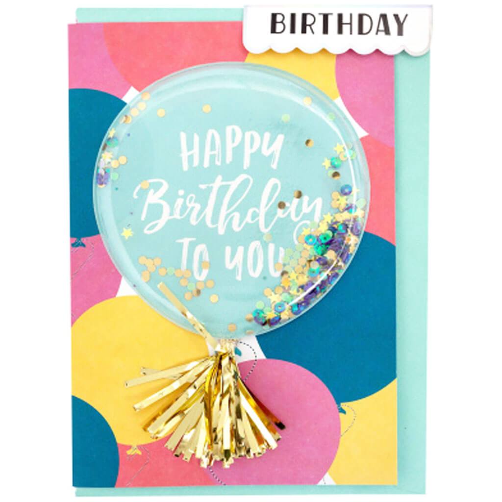 Birthday Balloon Greeting Card