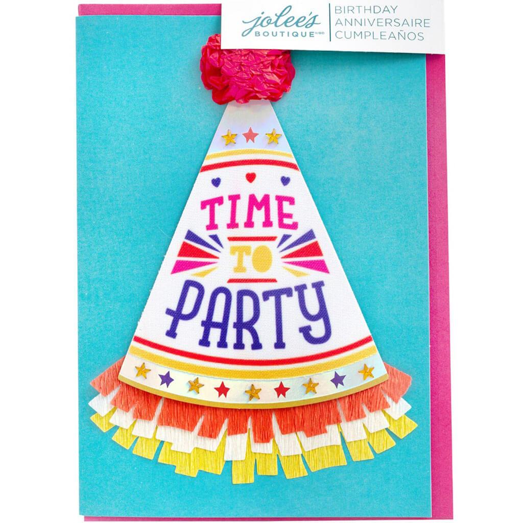 Greeting Card Birthday Time To Party