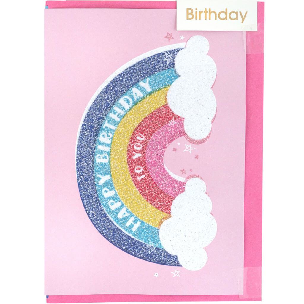 Greeting Card Rainbow Birthday