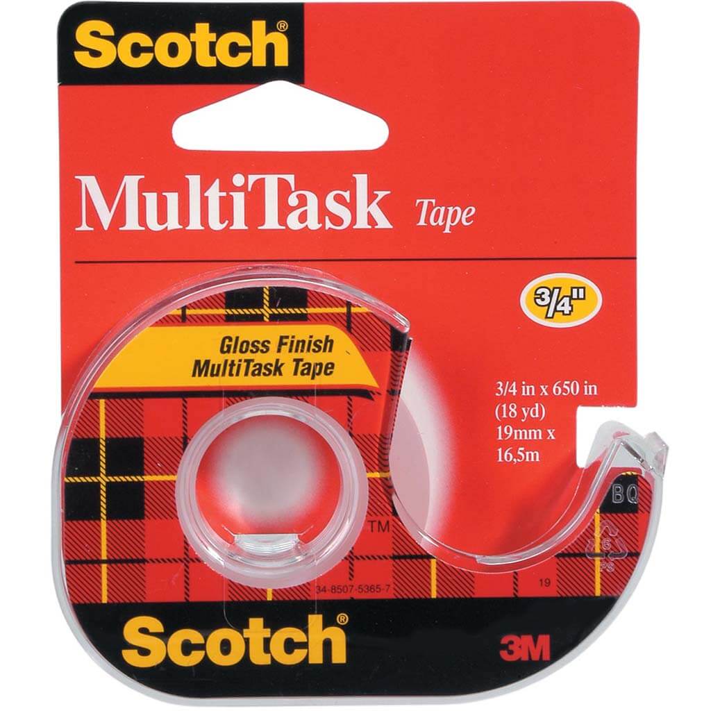 Multi-Task Tape 3/4in x 650in Clear