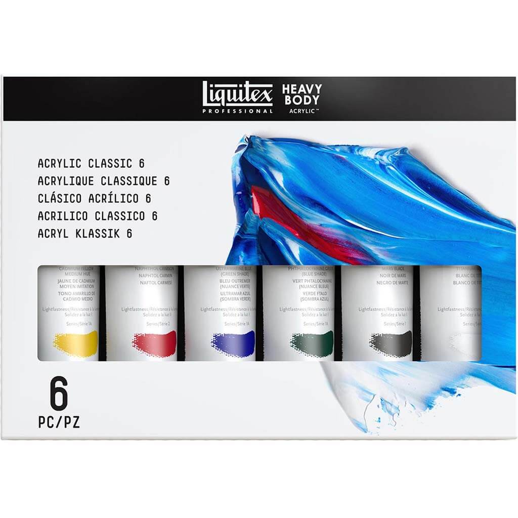 Liquitex Classic 6 Artist Acrylics