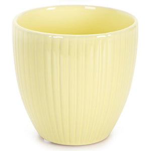 Ceramic Flower Pot White, 5.12in