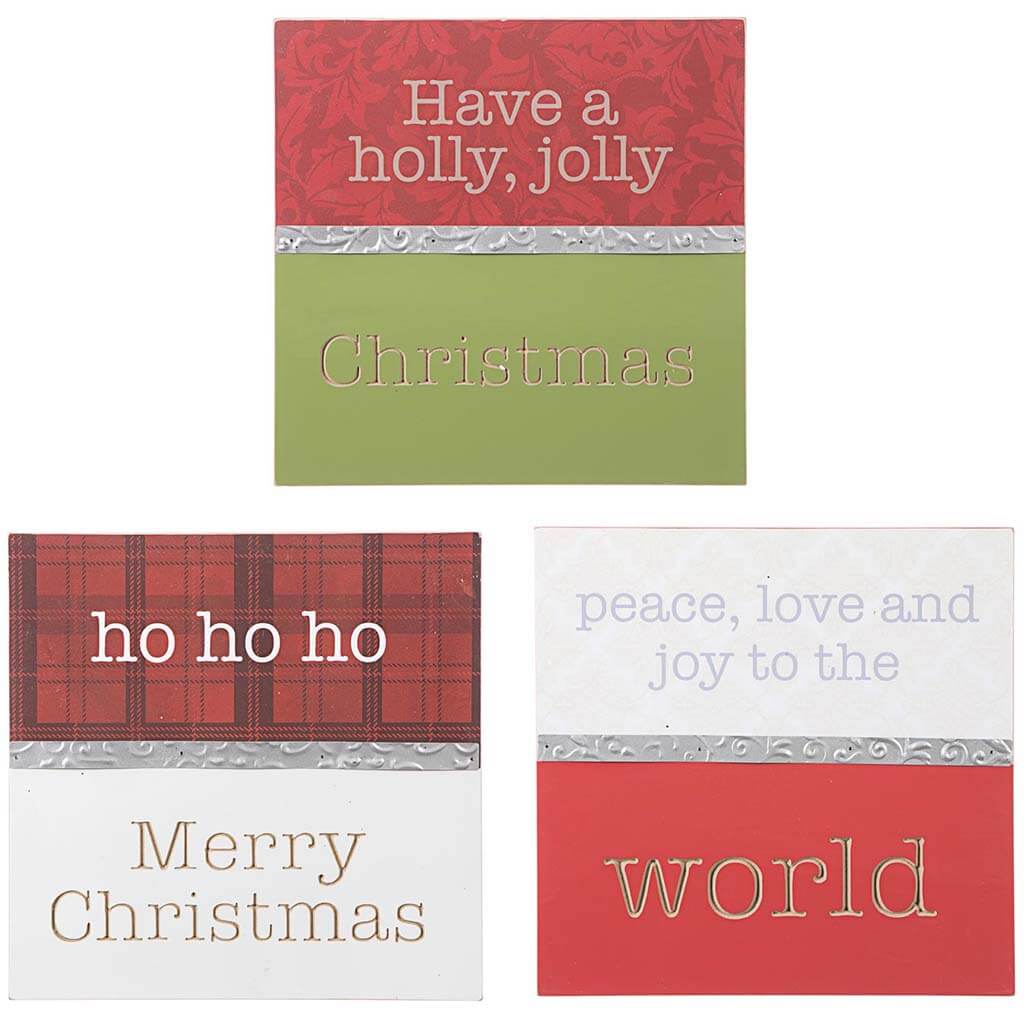 Christmas Wall Sign With Text