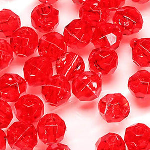 Faceted Plastic Beads