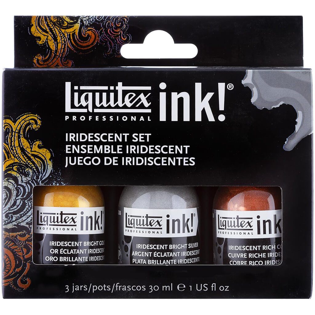 Liquitex Professional Acrylic Ink Iridescent Set