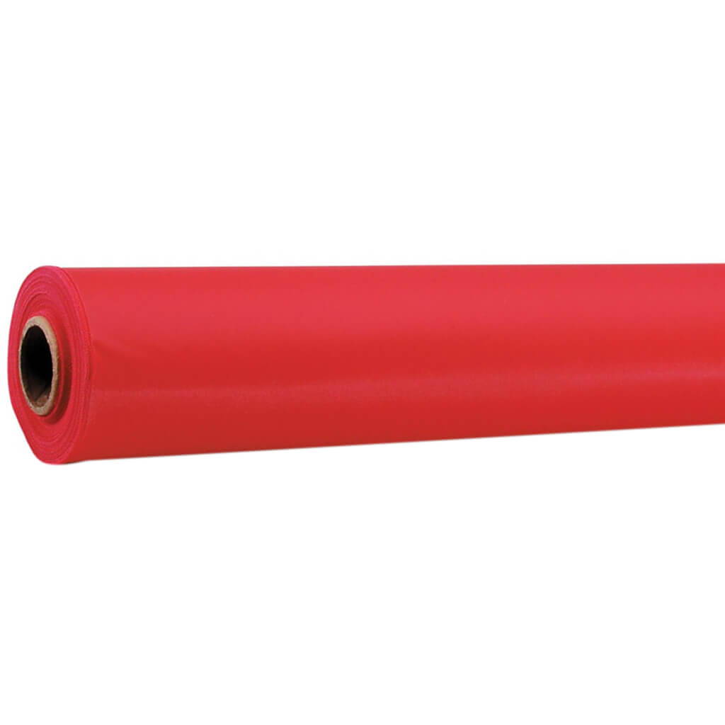 Plastic Table Cover Red 40in X 100ft