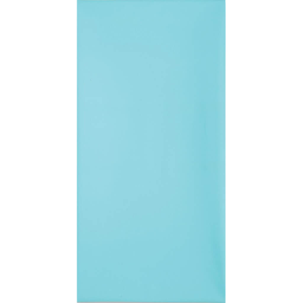 Rectangle Plastic Tablecover Pastel Blue