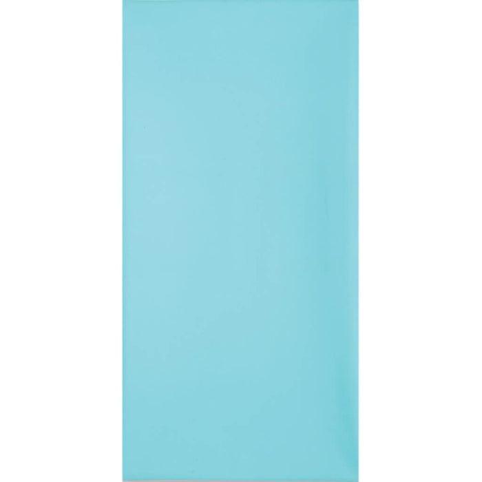 Rectangle Plastic Tablecover Pastel Blue