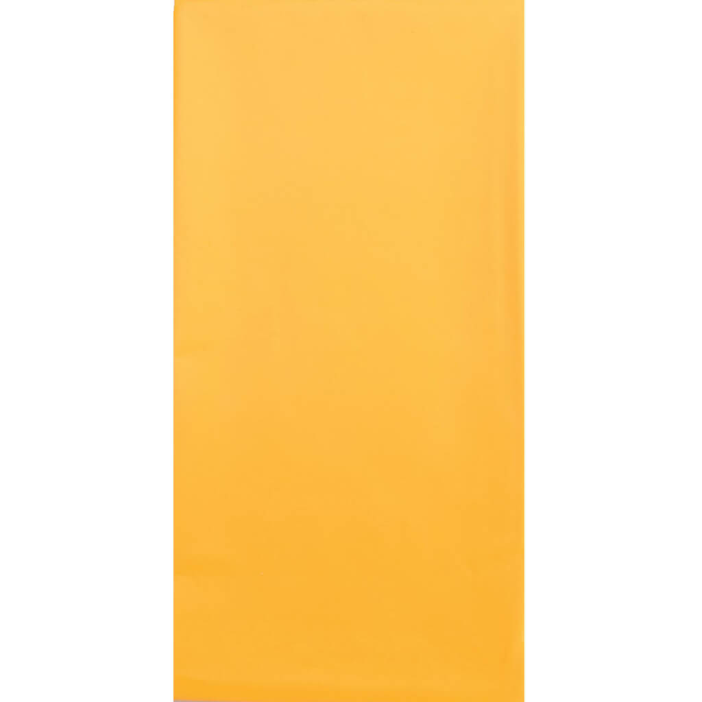 Rectangle Plastic Tablecover Yellow 54in X 108in