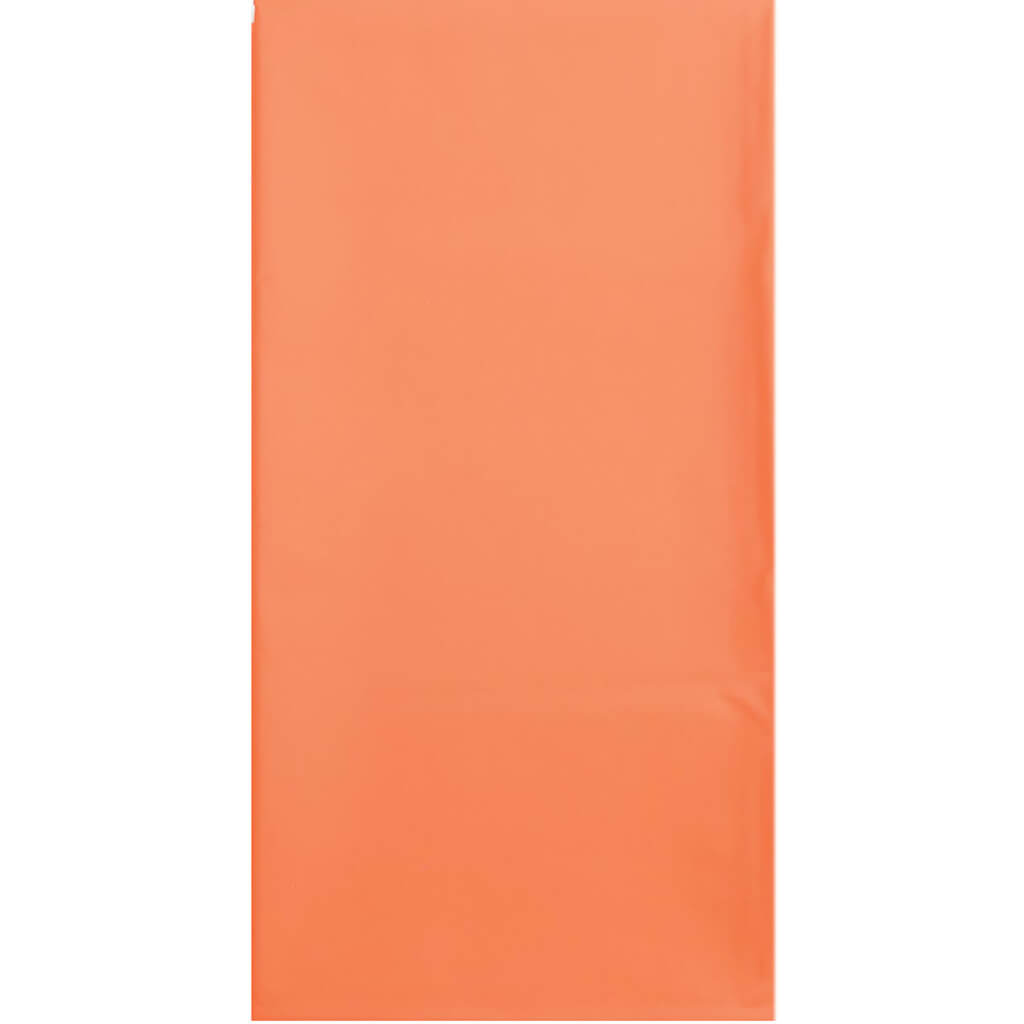 Rectangle Plastic Tablecover Orange  54in X 108in