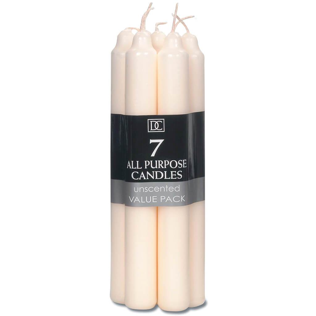 Formal Candle Ivory 7ct, 7in