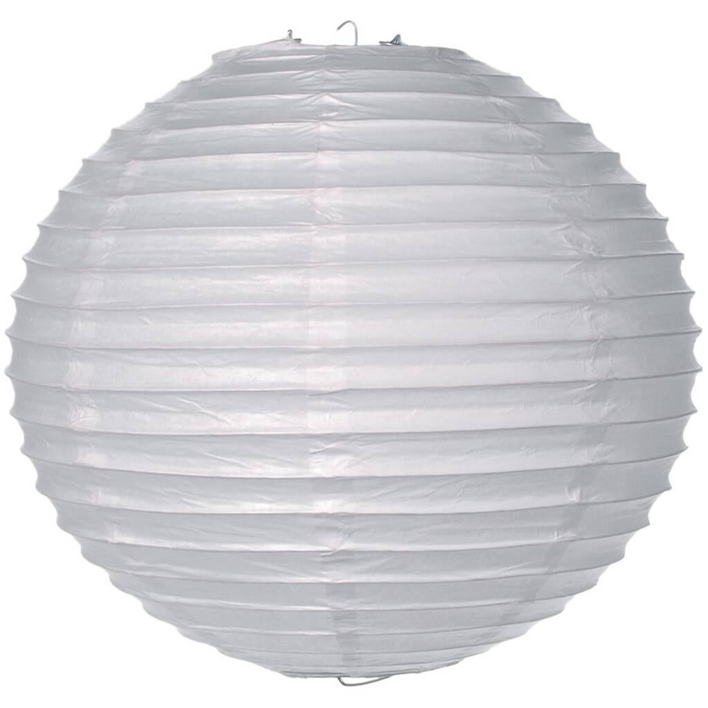 White Paper Lantern 12in