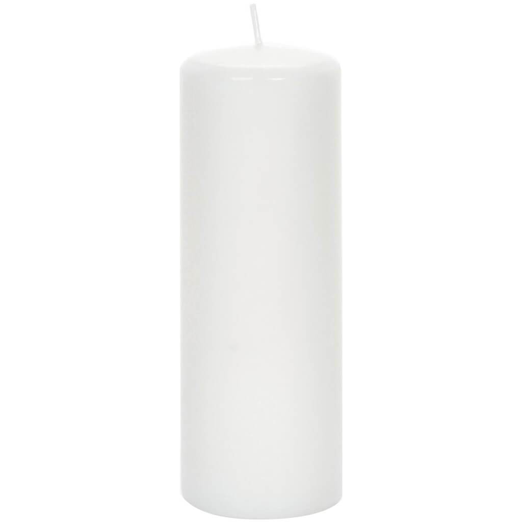 Pillar Candle Scent Linen White, 3in X 8in