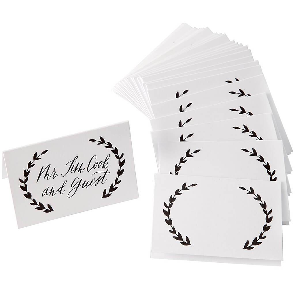 Vine Place Cards, 25pc