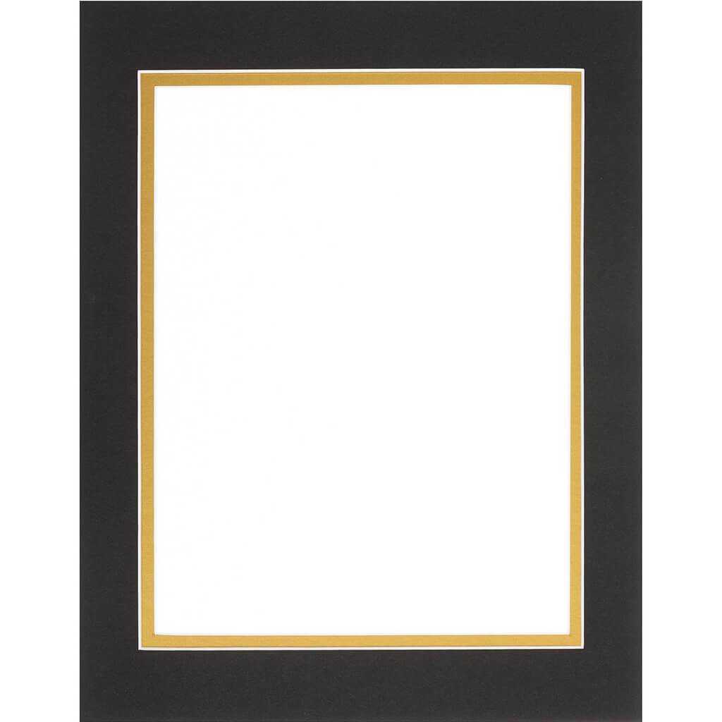 8.5 x 11 Double Frame Mat: 11 x 14 inches