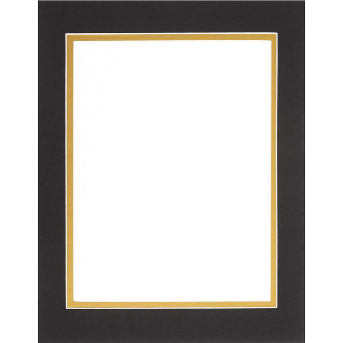 8.5 x 11 Double Frame Mat: 11 x 14 inches