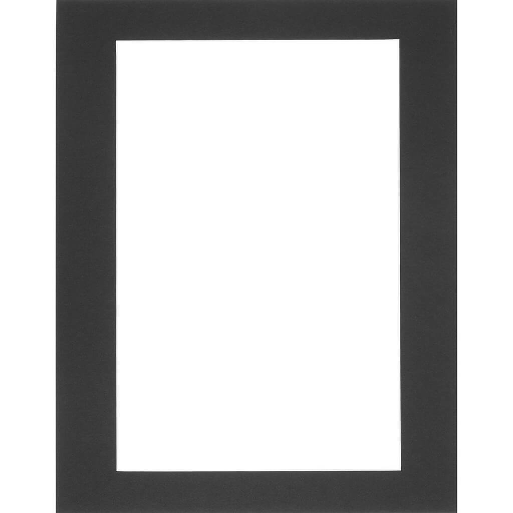 8 x 12 Frame Mat: Black, 11 x 14 inches