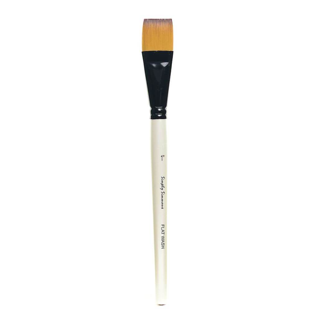 Simply Simmons Flat Wash Brushes